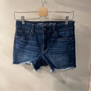 American Eagle Outfitters Dark Blue Jean Shorts